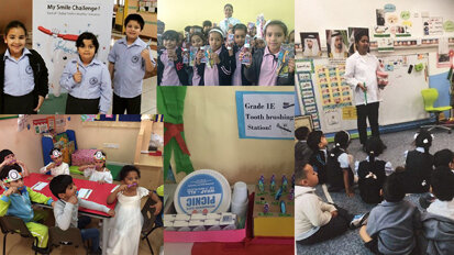 “MY SMILE” - tooth brushing programme for school children in Dubai, UAE