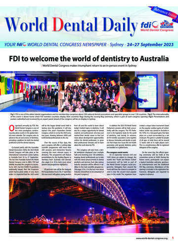 World Dental Daily Sydney 2023 Advance Issue