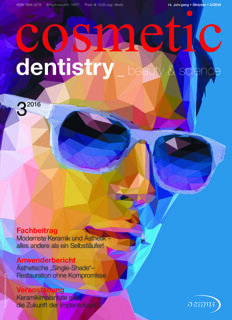 cosmetic dentistry Germany No. 3, 2016