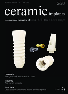 ceramic implants international No. 2, 2020