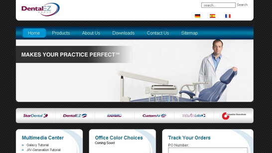 DentalEZ Group redesigns and relaunches its corporate Web site