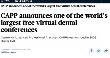CAPP gets featured in Gulf News – one of the largest Gulf region newspapers