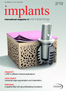 implants international No. 2, 2019