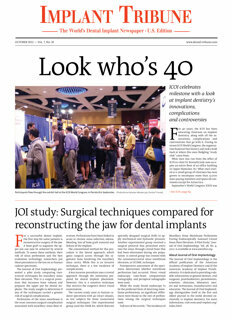 Implant Tribune U.S. No. 10, 2012