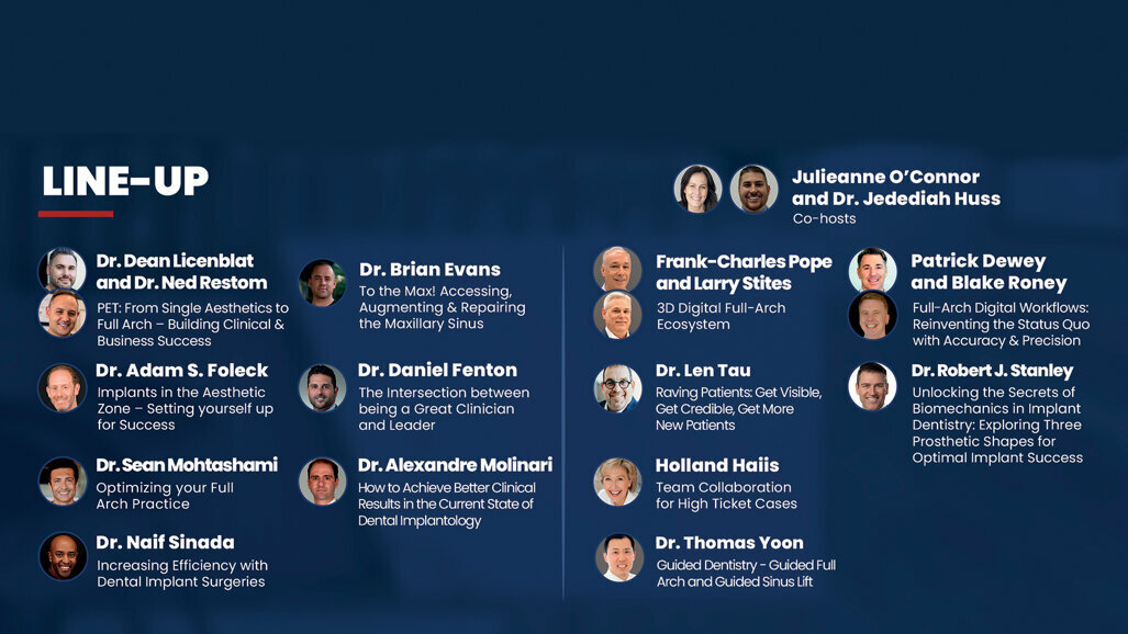 ADI 2023 unveils this year's dental event, ‘Secrets of the Most Influential Dental Practices’ with high-profile speaker lineup