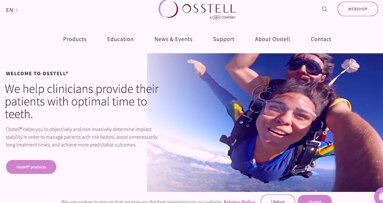 Nueva página web de Osstell