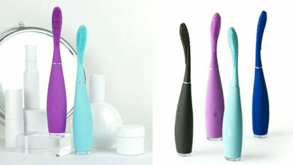 Electric silicone toothbrush promises superior brushing experience