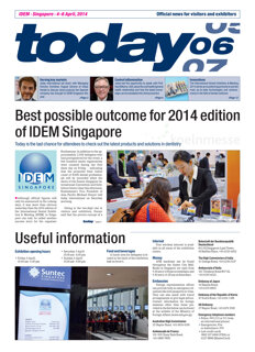 today IDEM Singapore 2014, 6 April