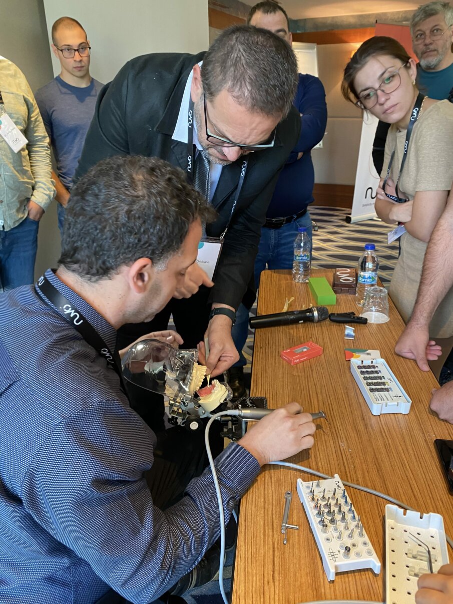 Demonstration during the hands-on course