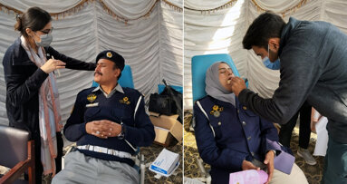 ANTH, IDH hold a free medical camp for Islamabad traffic police