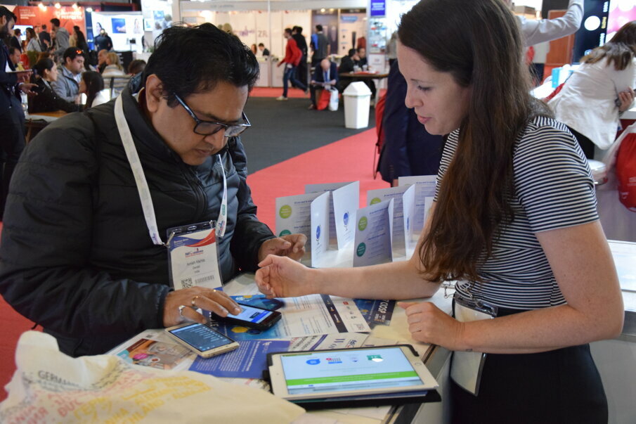 At the Dental Tribune International booth #1D07, WDC attendees can learn about our publications, DDS.WORLD and PracticeDent. (Photograph: Monique Mehler, Dental Tribune International)