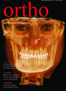 Ortho C.E. (Archived) No. 2, 2012