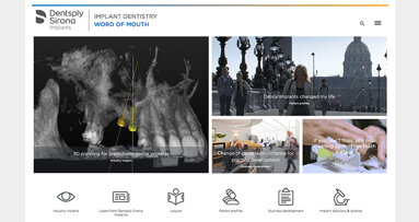 Dentsply Sirona introduces Word of Mouth editorial site