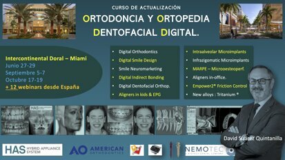 Curso de actualización en ortodoncia y ortopedia dentofacial digital en Miami