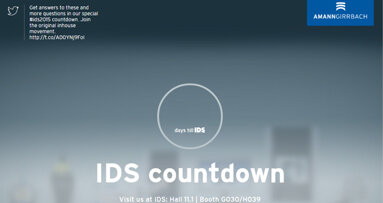 Amann Girrbach spouští na svém webu odpočítávání pro zkrácení času zbývajícího do konání výstavy IDS 2015