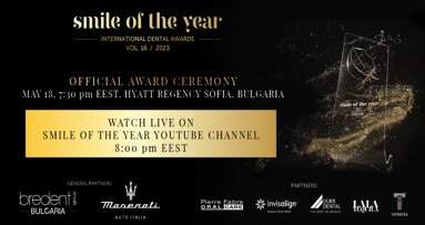 Международните дентални награди Smile of the Year ще бъдат връчени през май в София