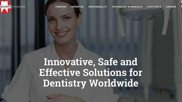 Septodont lança novo website corporativo