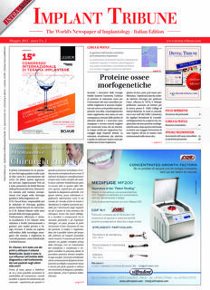 Implant Tribune Italy No. 2, 2012
