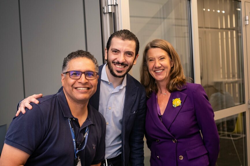 From left: ROOTS SUMMIT Co-Chairman Dr Freddy Belliard, Dr Zaher Altaqi and industry representative Hazel Hendy at ROOTS SUMMIT 2022.