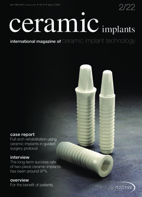 ceramic implants international No. 2, 2022