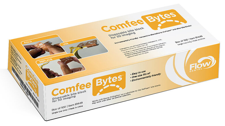 Comfee Bytes disposable bite block for CBCT X-rays