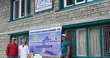 W&H援助尼泊尔世界最高牙科诊所