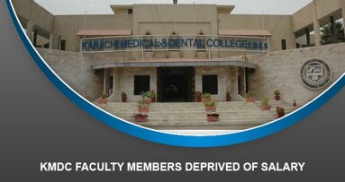 KMDC faculty members deprived of salary