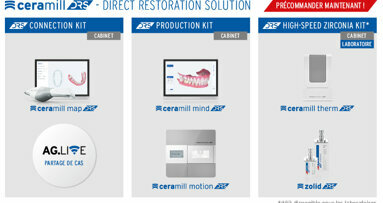 Extension du flux de travail numérique Ceramill CAD/CAM au cabinet dentaire