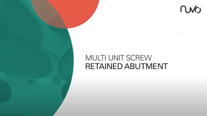 ConicalFIT Multi Unit Screw Retained Abutment
