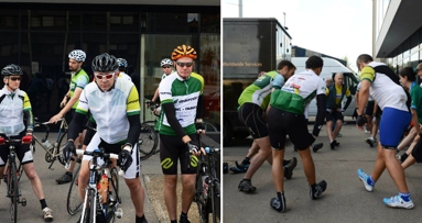 Straumann team embarks on charity bike ride
