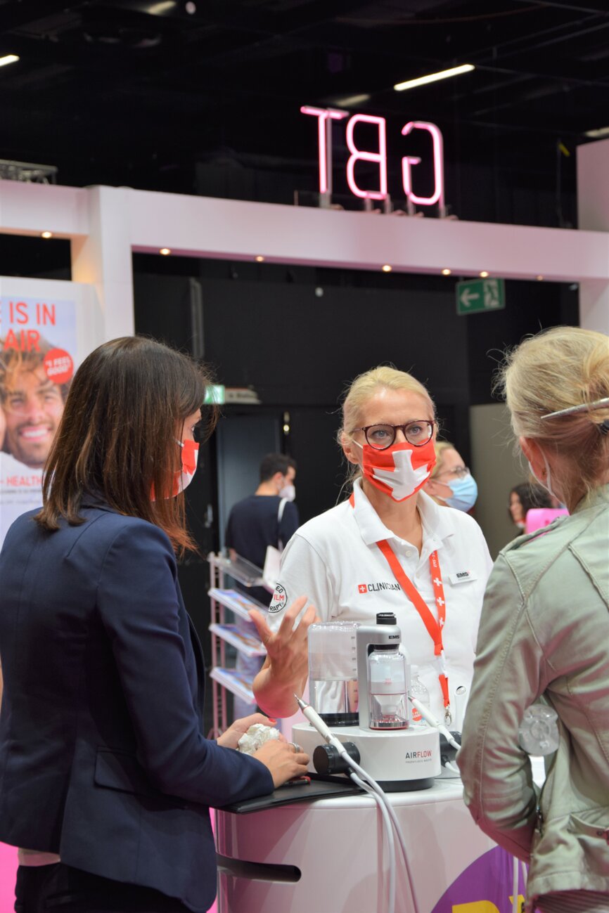 Swiss company EMS is exhibiting in hall 10.2. (Image: Dental Tribune International) 