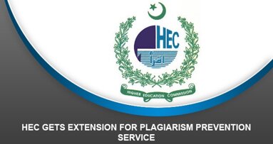 HEC gets extension for plagiarism prevention service
