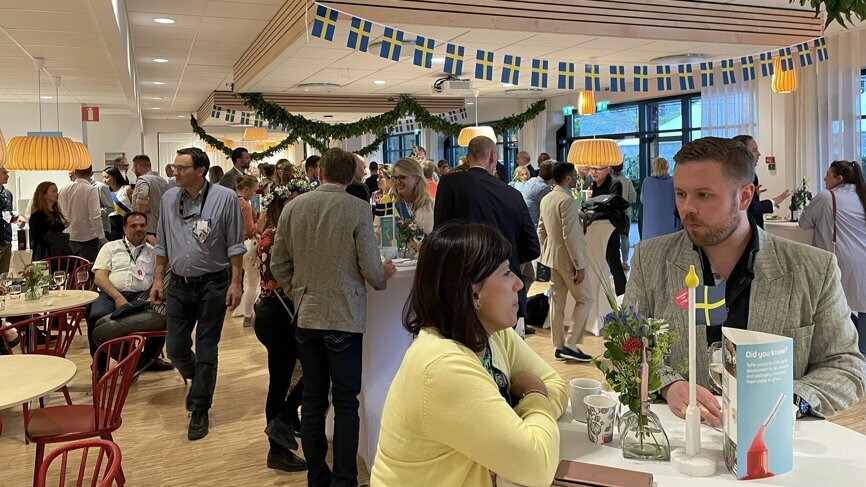 Attendees had the opportunity to enjoy traditional Swedish cuisine. (Image: TePe)