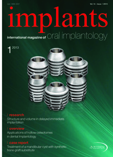 implants international No. 1, 2013