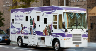 NYU College of Dentistry celebrates new mobile dental van