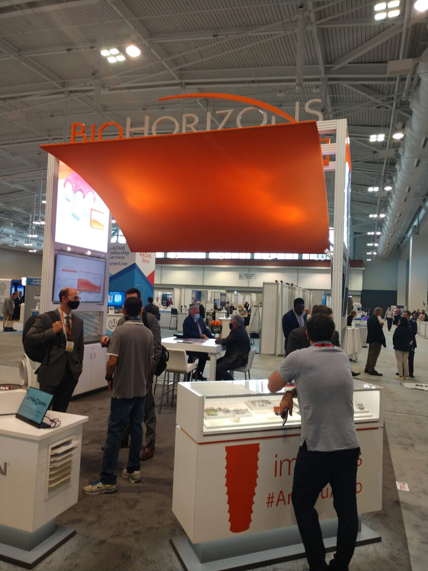 The BioHorizons booth. 