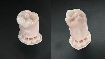 Printing crowns in less time than it takes to brew a cup of coffee