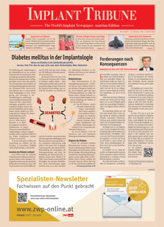 Implant Tribune Austria No. 2, 2015