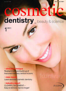 cosmetic dentistry international No. 1, 2011