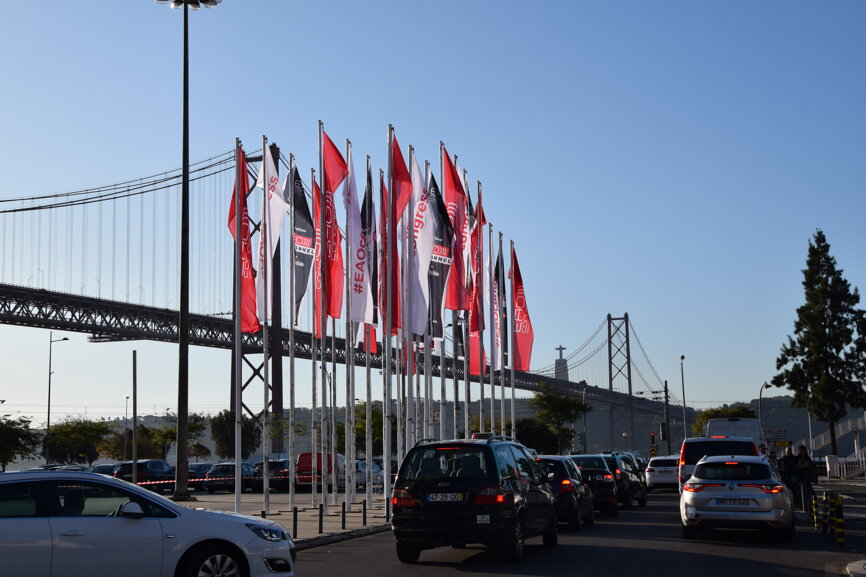The Lisbon Congress Centre is located right next to the famous 25 de Abril Bridge, which connects the cities of Lisbon and Almada. (Photograph: DTI)