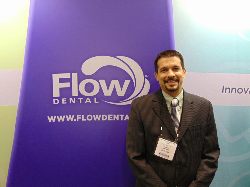 Brad Baker of Flow Dental. (Photo: Fred Michmershuizen/Dental Tribune America)