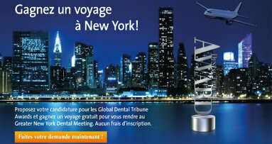 Gagnez un voyage gratuit à New York et venez nous rejoindre pour la remise des Global Dental Tribune Awards