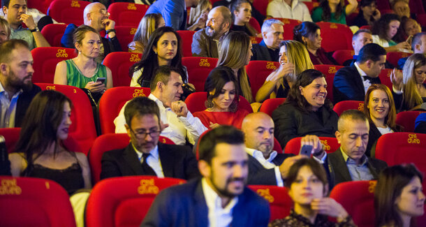 The award ceremony was held at the Cine Grand cinema in Sofia, Bulgaria.  