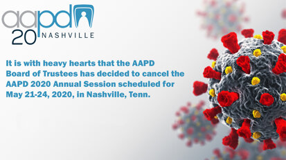 AAPD 2020 Annual Session canceled