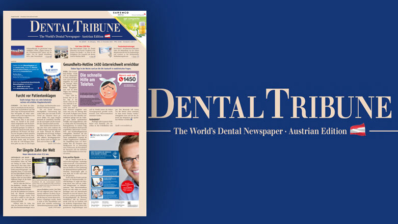 Jetzt online lesen: Parodontologie im Fokus der Dental Tribune Austria