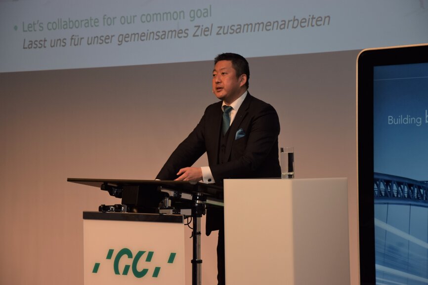 Dr Kiyotaka Nakao, President and CEO GC Cooperation (Photograph: Monique Mehler, DTI)