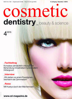cosmetic dentistry Germany No. 4, 2015