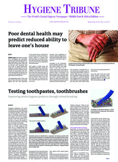 Hygiene Tribune Middle East & Africa No. 3, 2016