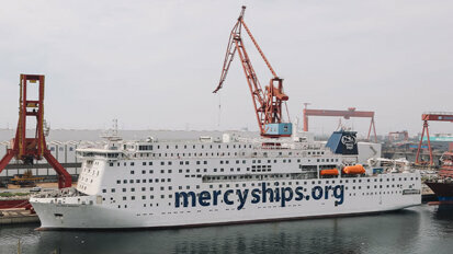 A-dec joins Mercy Ships in first reveal of <em>Global Mercy</em> hospital ship