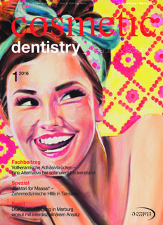 cosmetic dentistry Germany No. 1, 2016